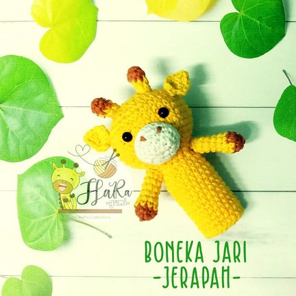 Boneka Jari Jerapah